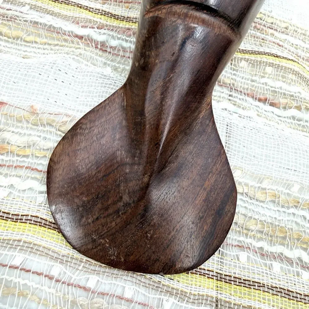 Vintage Hand Carved Ironwood Manatee Sea Cow Figurine Sculpture